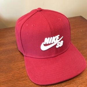 Crimson Nike SB Snapback Hat